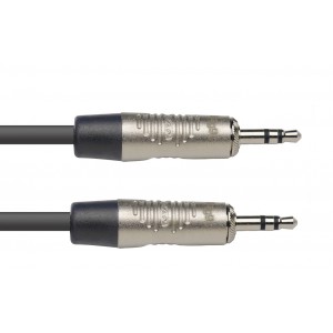 Stagg N series audio cable, mini jack/mini jack (m/m), stereo, 3 m (10')